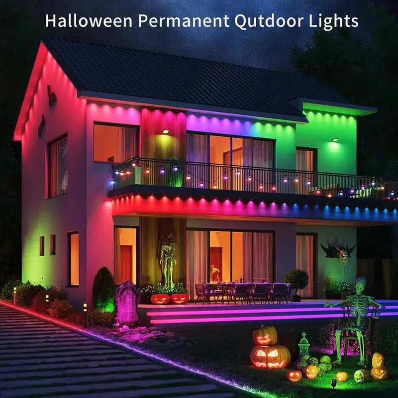 SparkFlow™ – Luces LED Resistentes al Agua con App y Control Remoto