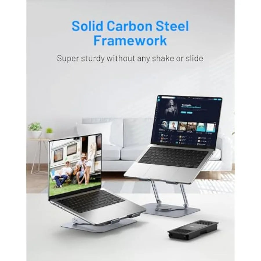 CoolStand Pro™ – Base Ergonómica con Ventilación Activa para Laptop